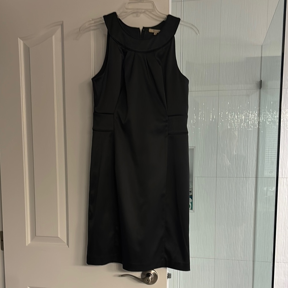 RW&CO. Black Sheath Halter Dress